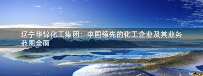 球盟会App：辽宁华锦化工集团：中国领先的化工企业及其业务
