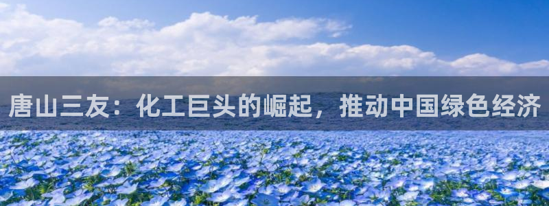 球盟会黑嘛：唐山三友：化工巨头的崛起，推动中国绿色经济