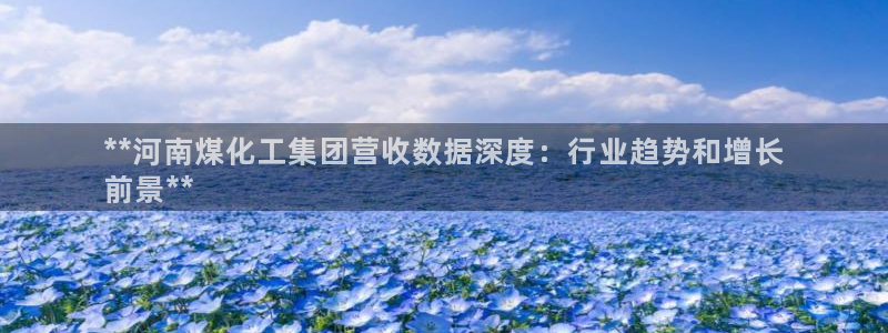 球盟会能提现吗安全吗：**河南煤化工集团营收数据深度：行业趋