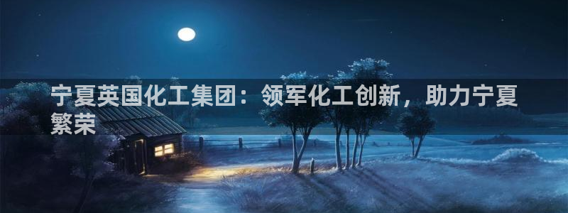 球盟会app：宁夏英国化工集团：领军化工创新，助力宁夏
繁荣