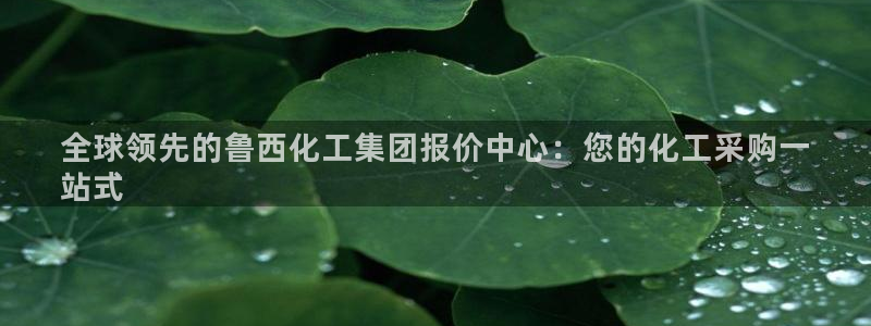 球盟会福利码2023最简单三个步骤：全球领先的鲁西化工集团报