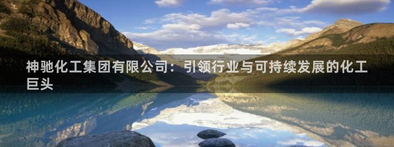 球盟会APP官网：神驰化工集团有限公司：引领行业与可持续发展